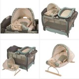 เตียง เด็ก Graco Pack 'n Play Playard Cuddle Cove Rocking Seat (Winslet)